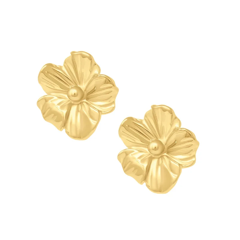 Ladies flower earrings-Tasha Stud Earrings