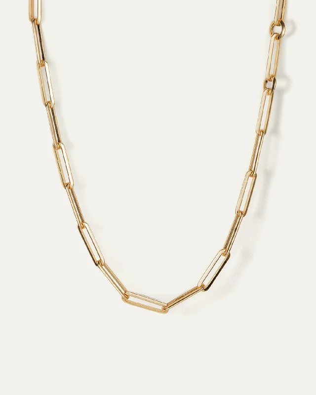 Ladies elegant gold necklaces-Stevie Chain Necklace