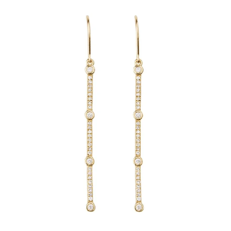 Ladies infinity earrings-Sticks & Stones Dangle Earring