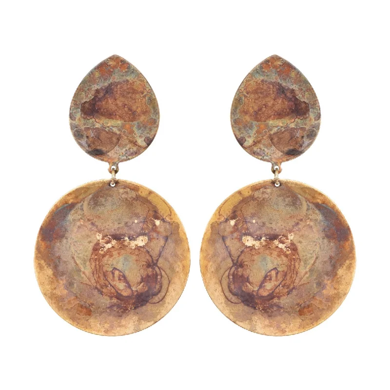 Ladies multi-layer earrings-Iri Pavi Earrings