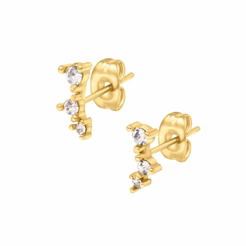 Ladies birthstone earrings-Milan Stud Earrings