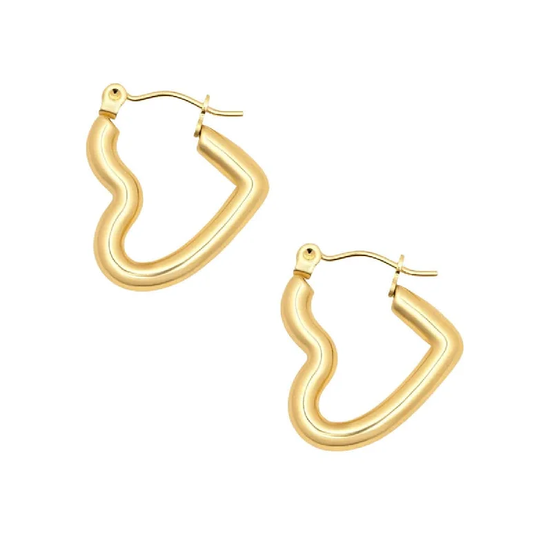 Ladies stud earrings-Harmony Hoop Earrings