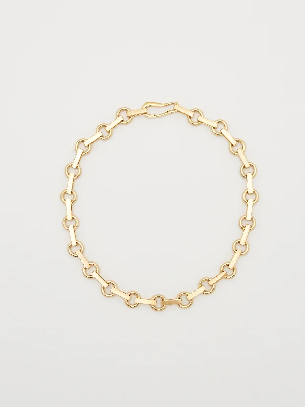 Ladies designer chain necklaces-Gold Tilda Necklace