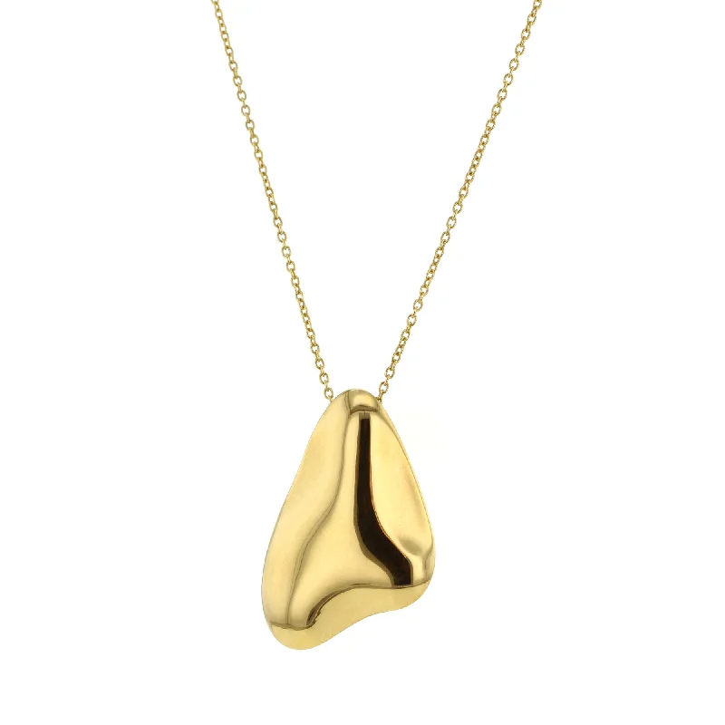 Ladies gold chain necklaces-Beach Treasure Gold Plated Necklace