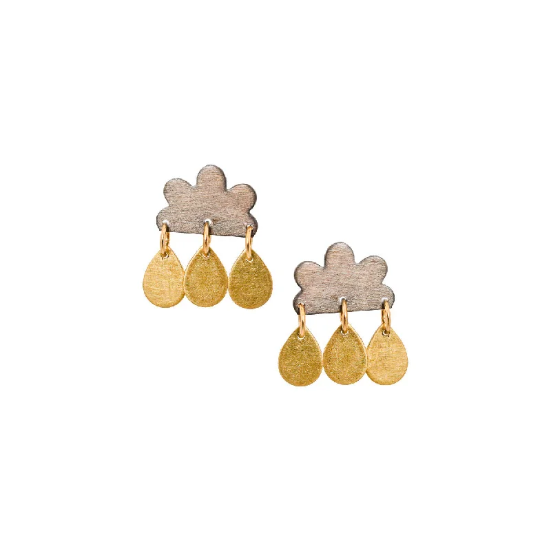 Ladies pearl earrings-Stormy Earrings