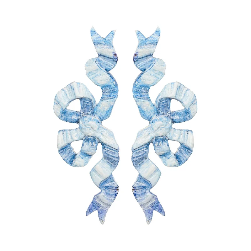 Ladies luxury earrings-Lisanne Bow Earrings