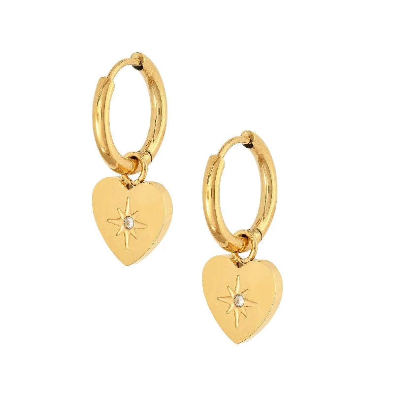 Ladies everyday stud earrings-J'adore Hoop Earrings