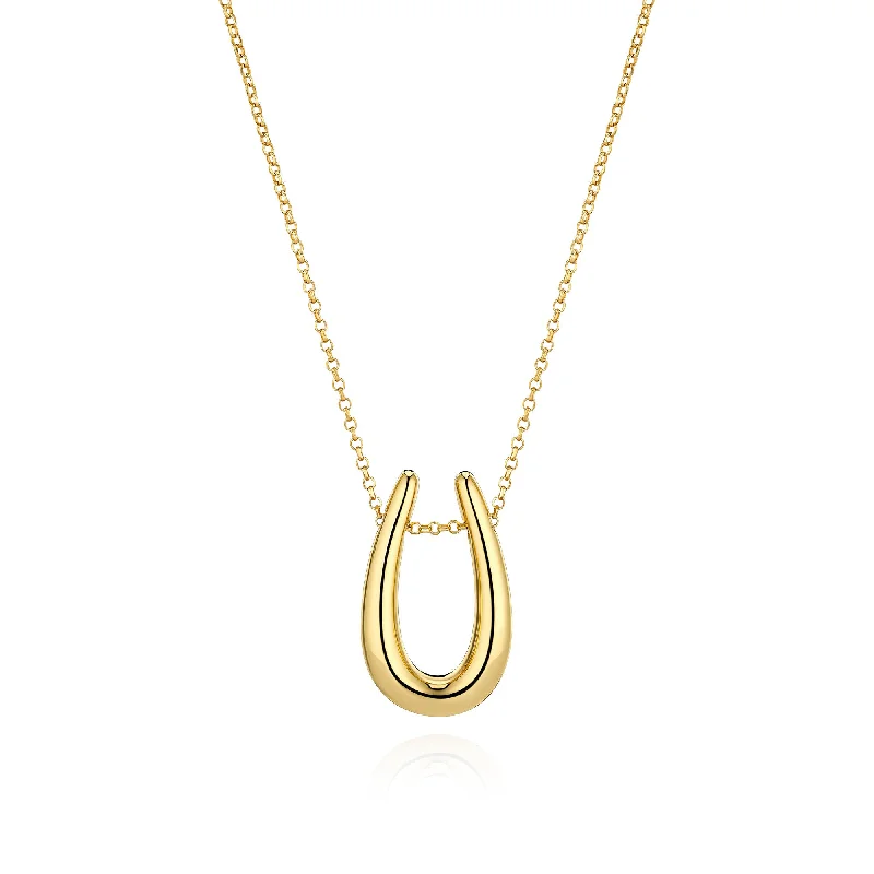 Ladies crystal drop necklaces-Goccia Parvus Pianura Gold Plated Necklace