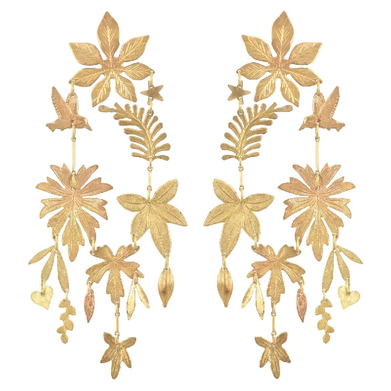 Ladies zirconia earrings-Tobago Earrings