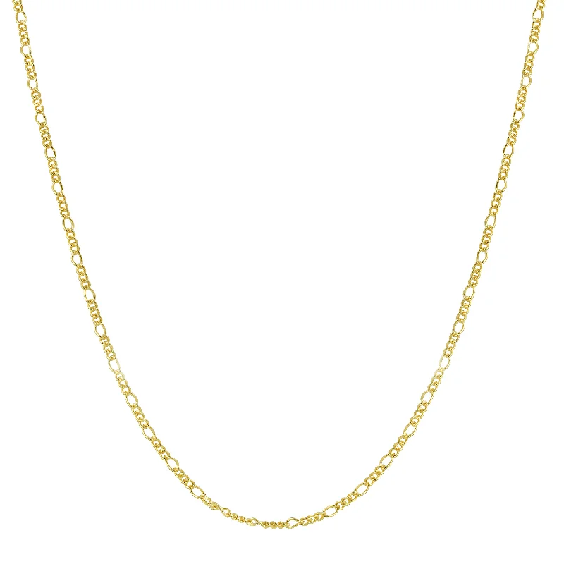 Ladies designer necklaces-Figaro Link Chain Layering Necklace