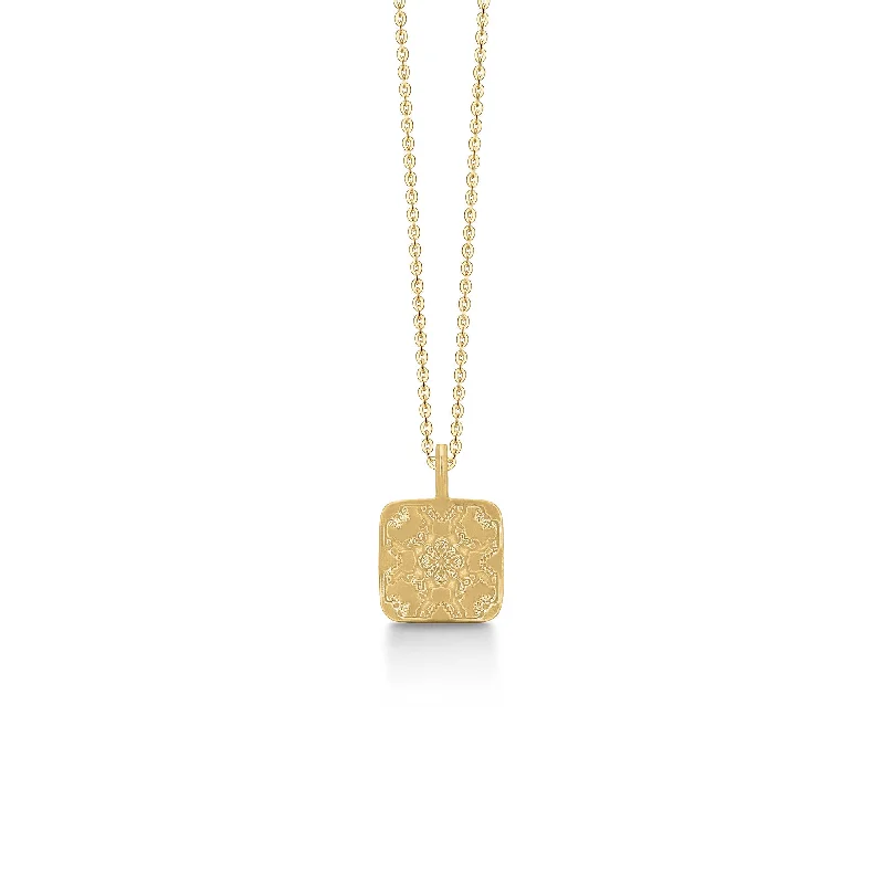 Ladies name necklaces-The Tinder Box Gold Plated Necklace