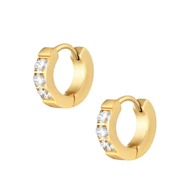 Ladies ear cuffs-Daphne Hoop Earrings