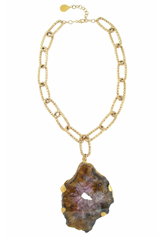 Ladies solitaire necklaces-One of a Kind Ametrine Pendant Necklace