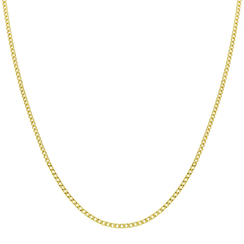 Ladies layered necklaces-Delicate Cuban Chain Layering Necklace