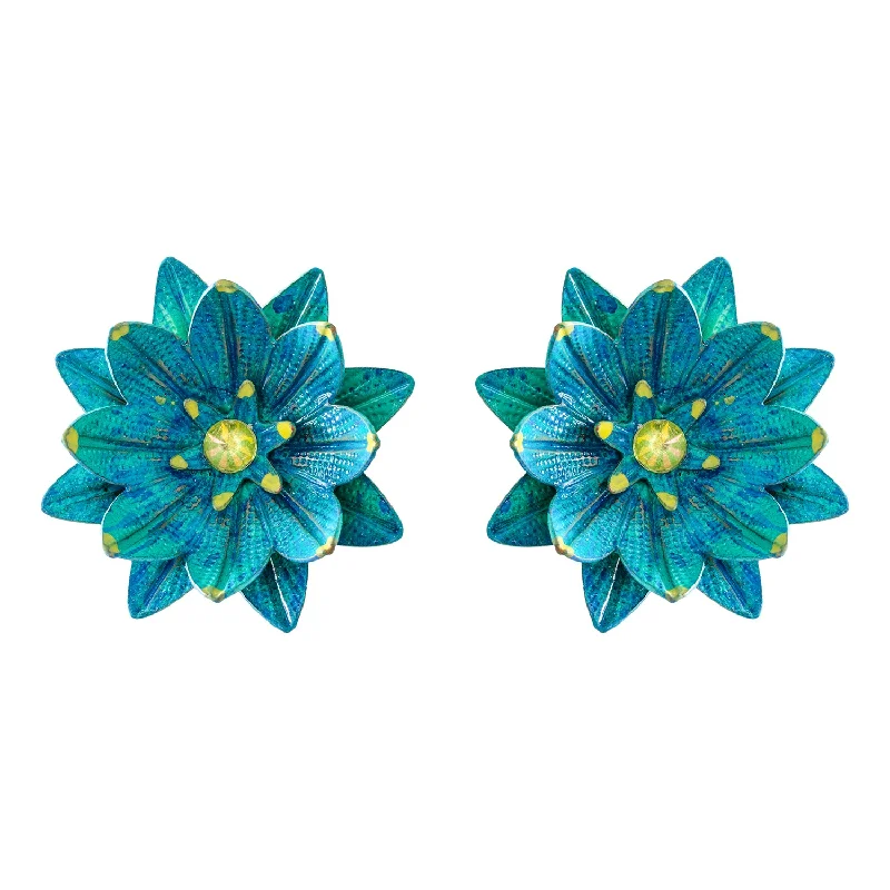 Ladies flower earrings-Pool Cereus Earrings