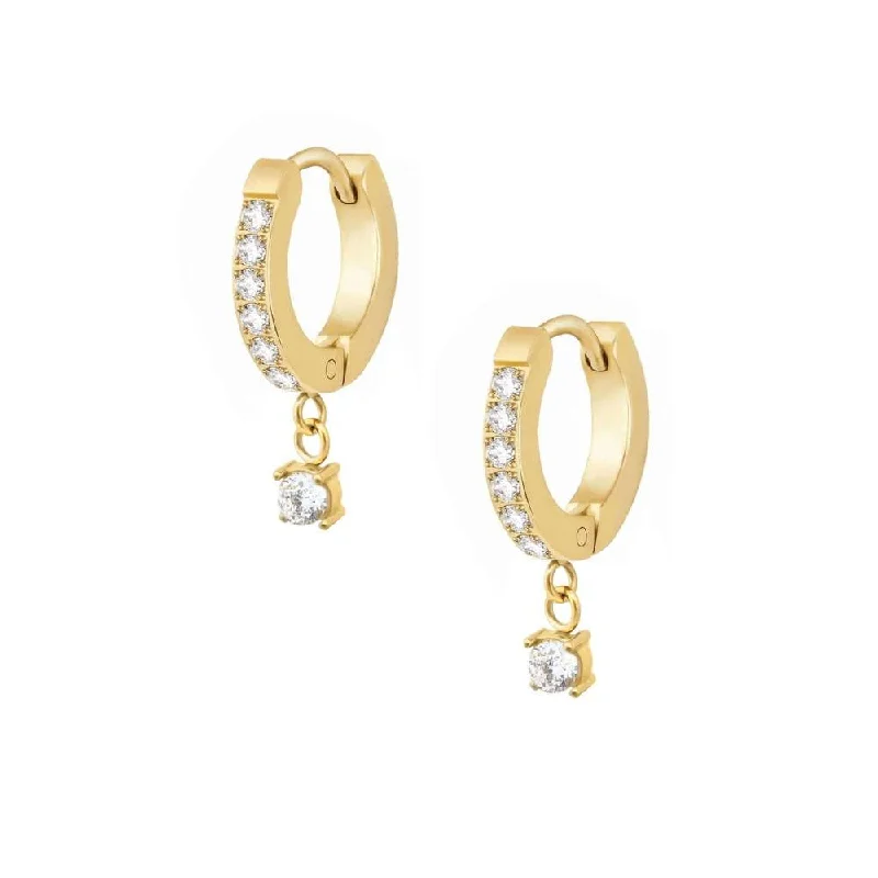 Ladies luxury earrings-Skyla Hoop Earrings