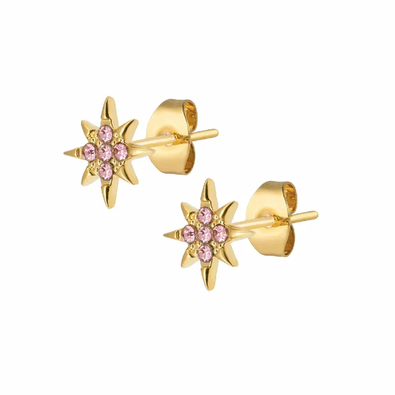 Ladies gold chandelier earrings-Roxy Stud Earrings