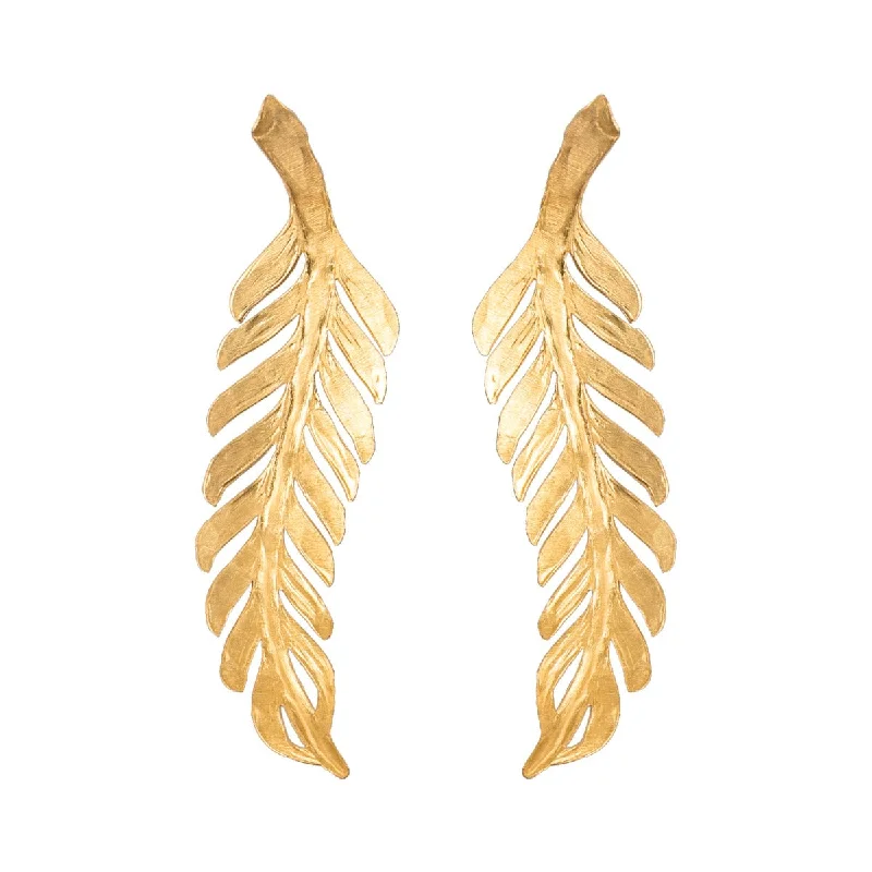 Ladies vintage earrings-Quill Earrings