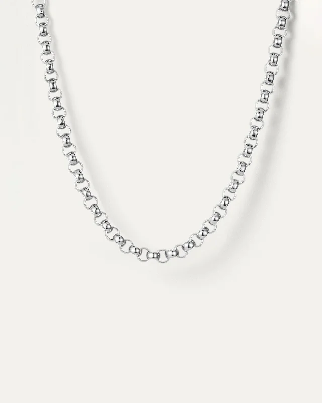 Ladies infinity charm necklaces-Rodin Chain