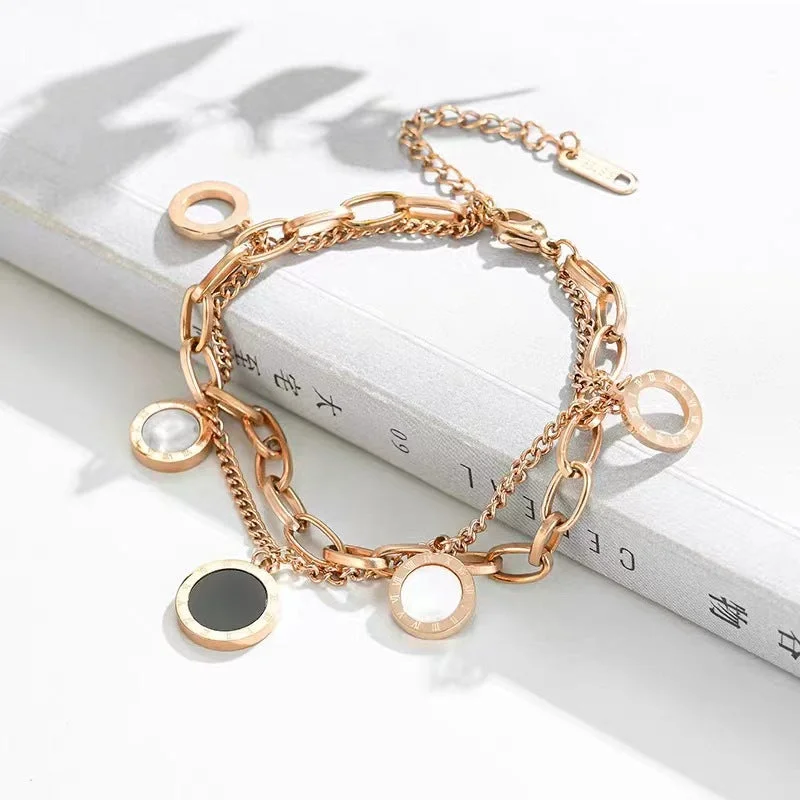 Yc [E117] Roman Bracelet [Rose Gold]]