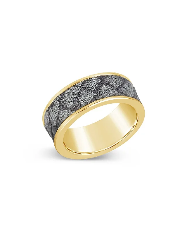 Ladies engraved rings-Into the Jungle Band Ring