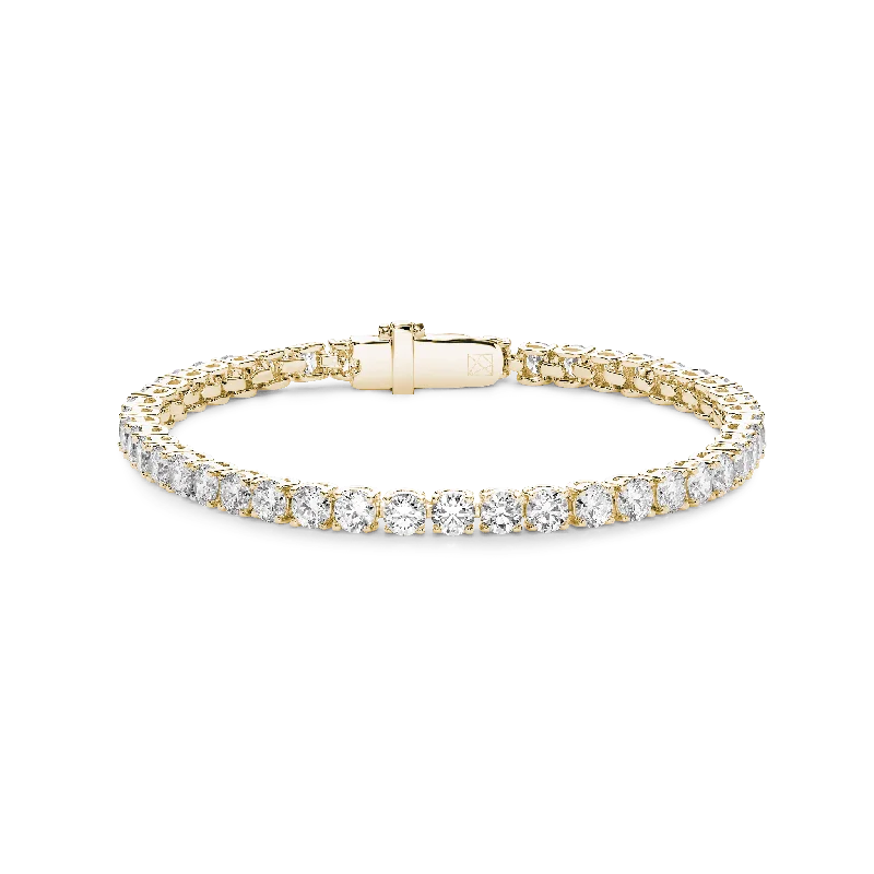 Ladies stackable bangles-The Tennis Bracelet, Medium