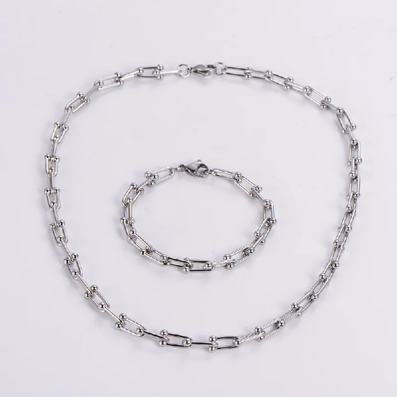 Steel [Bracelet + Necklace]]