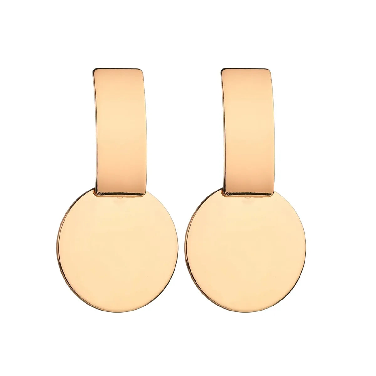 Ladies multi-stone rings-Alloy Simple Geometric Earring  (alloy) Nhbq1498-alloy