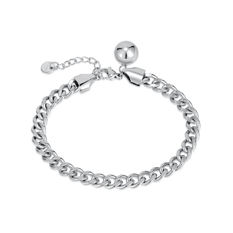 Ladies moonstone bracelets-Simple Style Classic Style Irregular Stainless Steel Titanium Steel Plating Bracelets