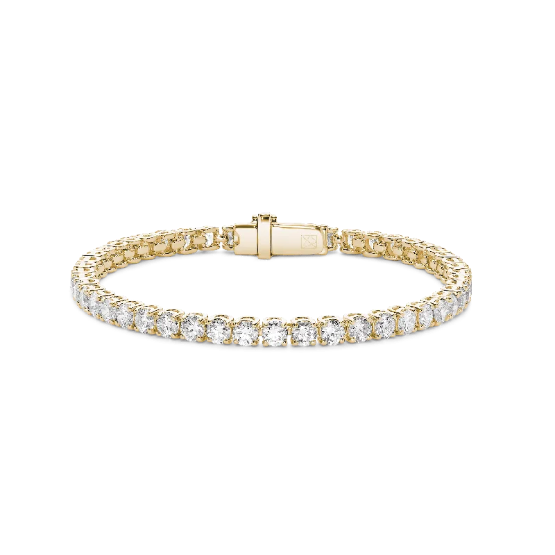 Ladies gold charm bracelets-The Tennis Bracelet, Medium