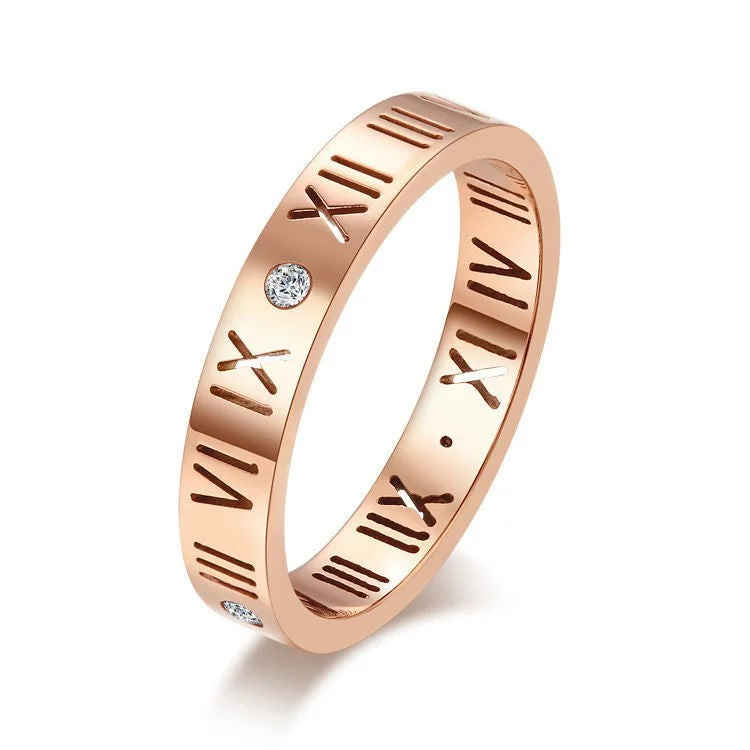 Roman Ring-Rose Gold