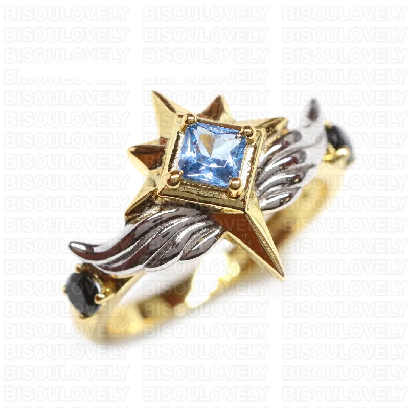 Ladies designer rings-Peacock Eyespot Ring