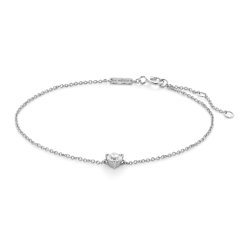 Ladies adjustable bracelets-The Mini Solitaire Bracelet