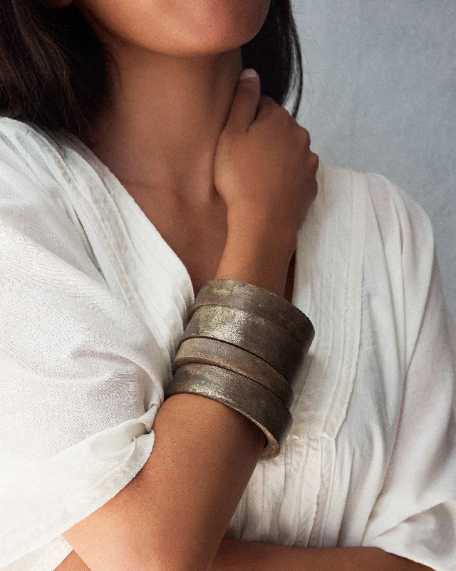 Ladies stackable bangles-Wooden Bangles - Natural