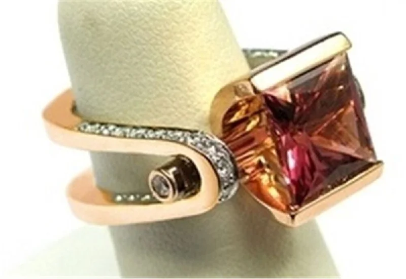 Ladies custom design rings-Fashion Square Alloy Inlay Artificial Gemstones Women's Rings