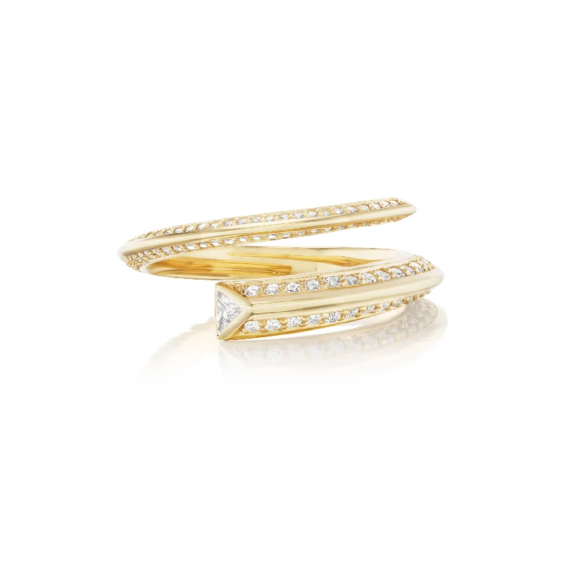 Ladies cluster rings-Ziggy Pave Ring