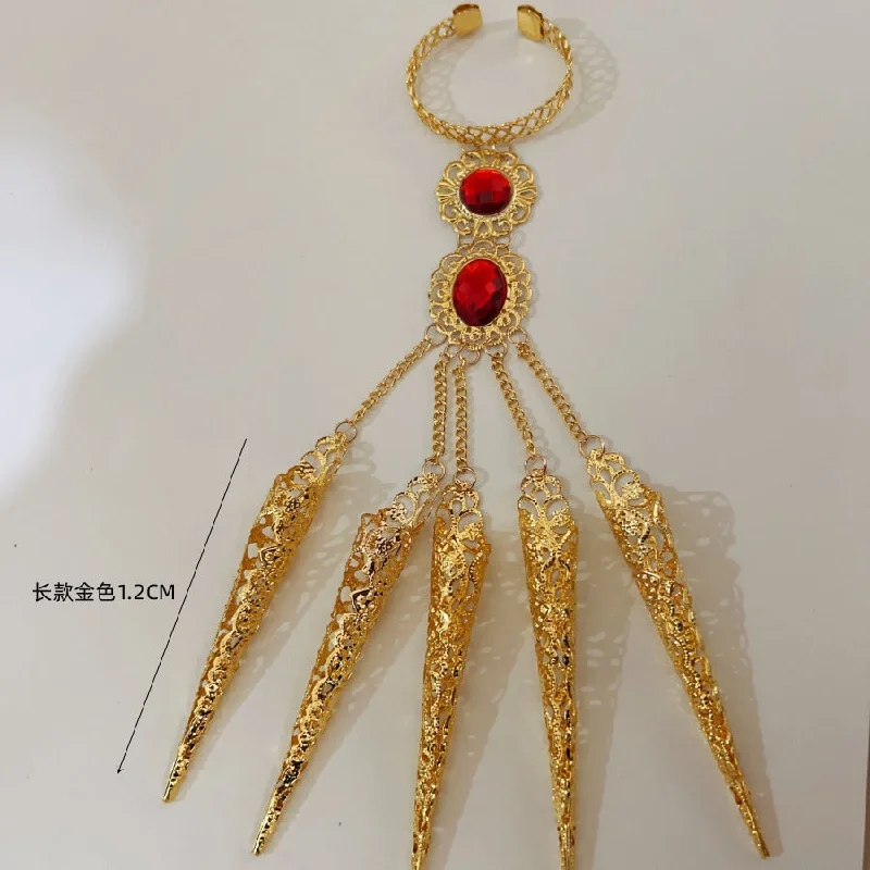 Long Style Golden Ruby