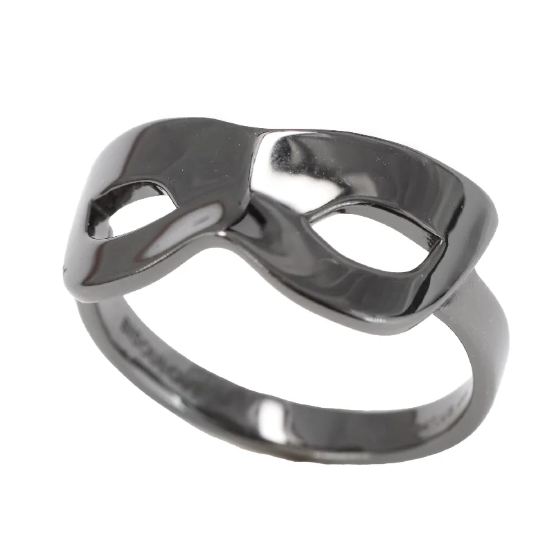 Ladies diamond rings-Noir Mask Ring