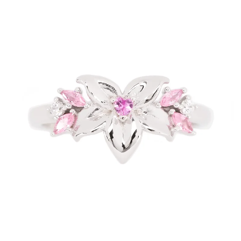 Ladies modern rings-Lily Ring