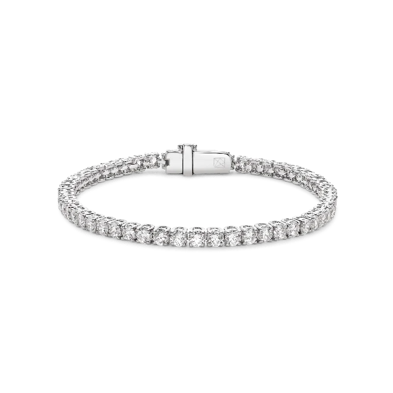 Ladies delicate bangle bracelets-The Tennis Bracelet, Small